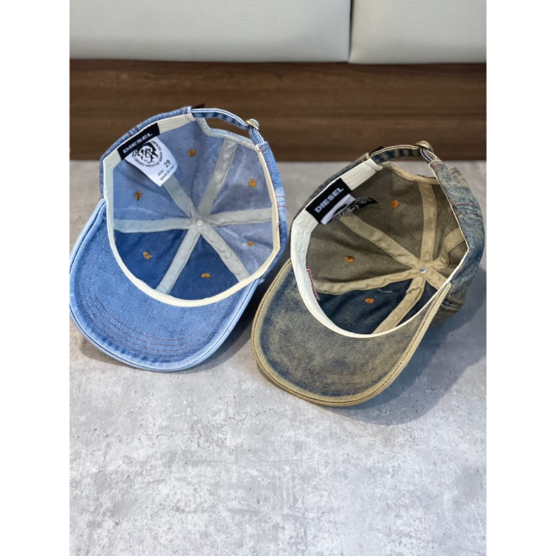 Mũ lưỡi trai jean diesel wax xịn munondanchoi