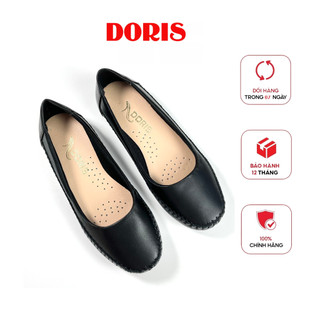 Giày búp bê đế bệt da bò thật siêu êm gắn nơ doris dr009- có bảo hành- size chuẩn , đặt đúng size.