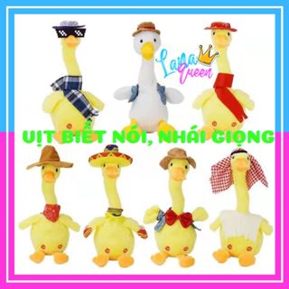 Đồ Chơi Vịt Nhồi Bông Biết Nhảy Múa Và Nhại Giọng Nói Chạy Dành Cho Trẻ Em - Lana Queen