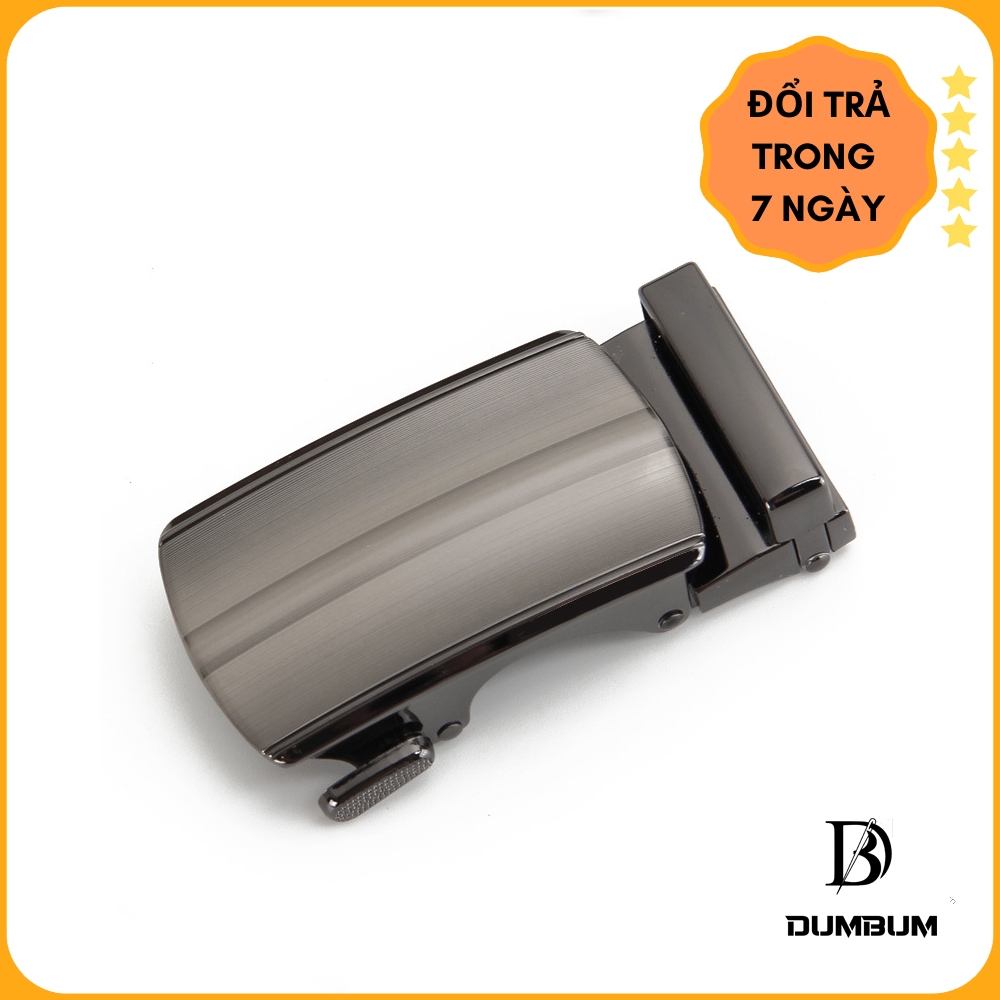 Đầu Khóa Mặt Thắt Lưng Dây Nịt Tự Động 3.1 cm  Hợp Kim Sơn Bên Bỉ Mặt Xám Cài Răng Sang Trọng Hiện Đại  MT104