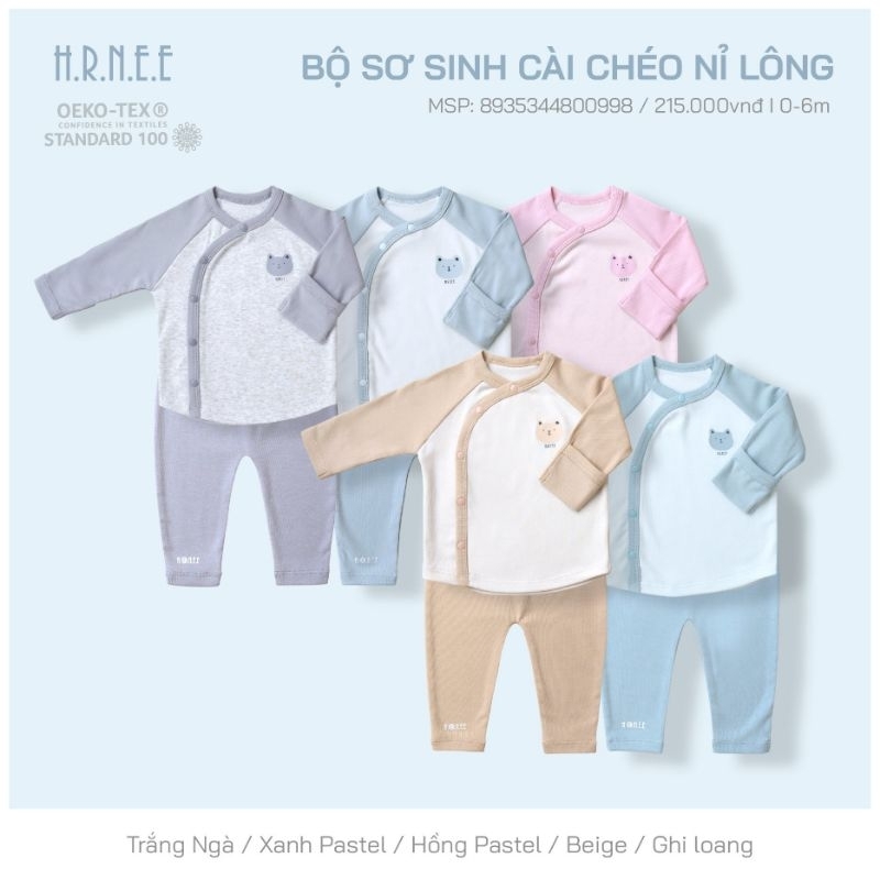 - BỘ QUẦN ÁO SƠ SINH CÀI CHÉO/CÀI THẲNG,NỈ LÔNG MỀM MẠI,SIÊU ẤM CHO BÉ-BST 2023
