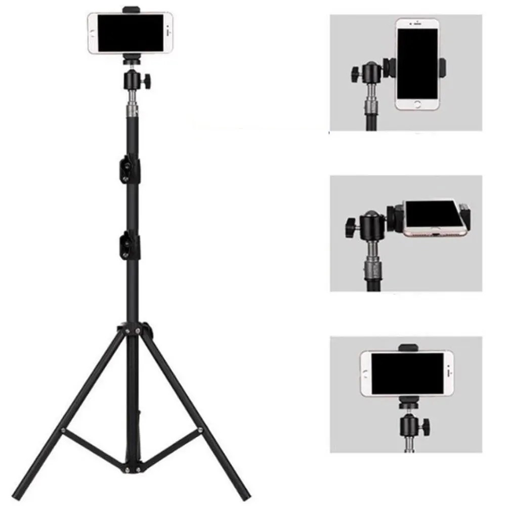 Gậy chụp ảnh 3 chân 2m1 thân nhôm, xoay 360 độ chống rung, xếp gọn - Tripod điện thoại quay video, chân đèn livetream