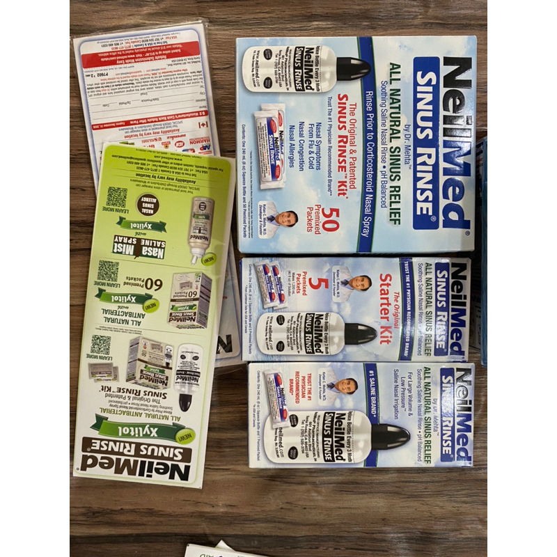 BỘ BÌNH RỬA MŨI +  MUỐI NEILMED 240ml Fullbox MỸ CHÍNH HÃNG