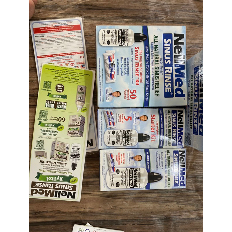 BỘ BÌNH RỬA MŨI +  MUỐI NEILMED 240ml Fullbox MỸ CHÍNH HÃNG