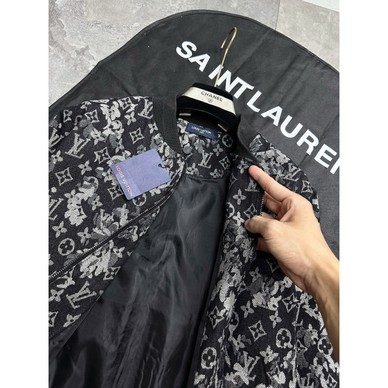 ⚡️ - ÁO BOMBER LV 80-120KG DỆT VÂN DENIM BIGSIZE