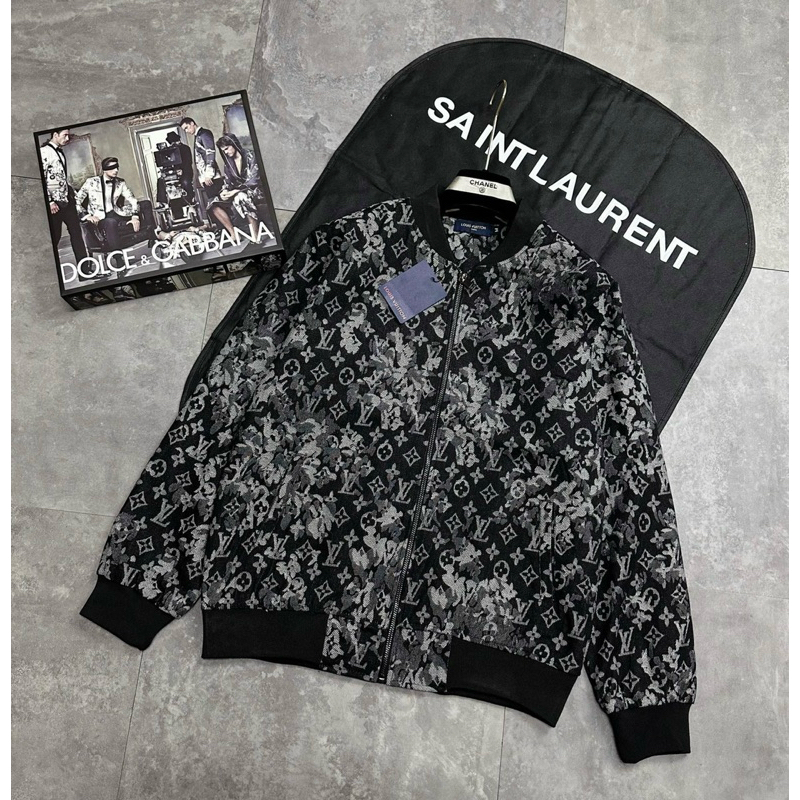 ⚡️ - ÁO BOMBER LV 80-120KG DỆT VÂN DENIM BIGSIZE