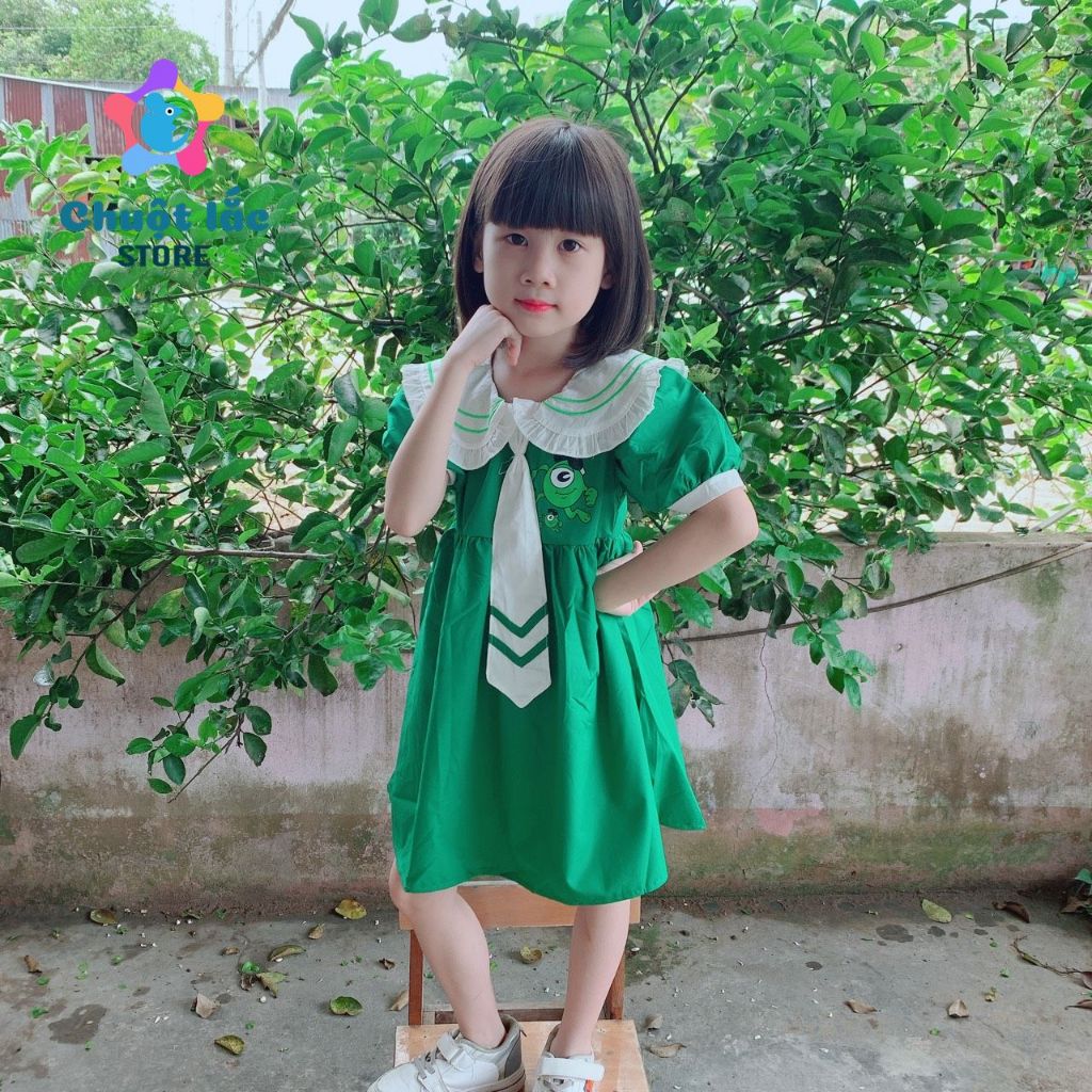 Váy bé gái kèm cà vạt 8-20kg