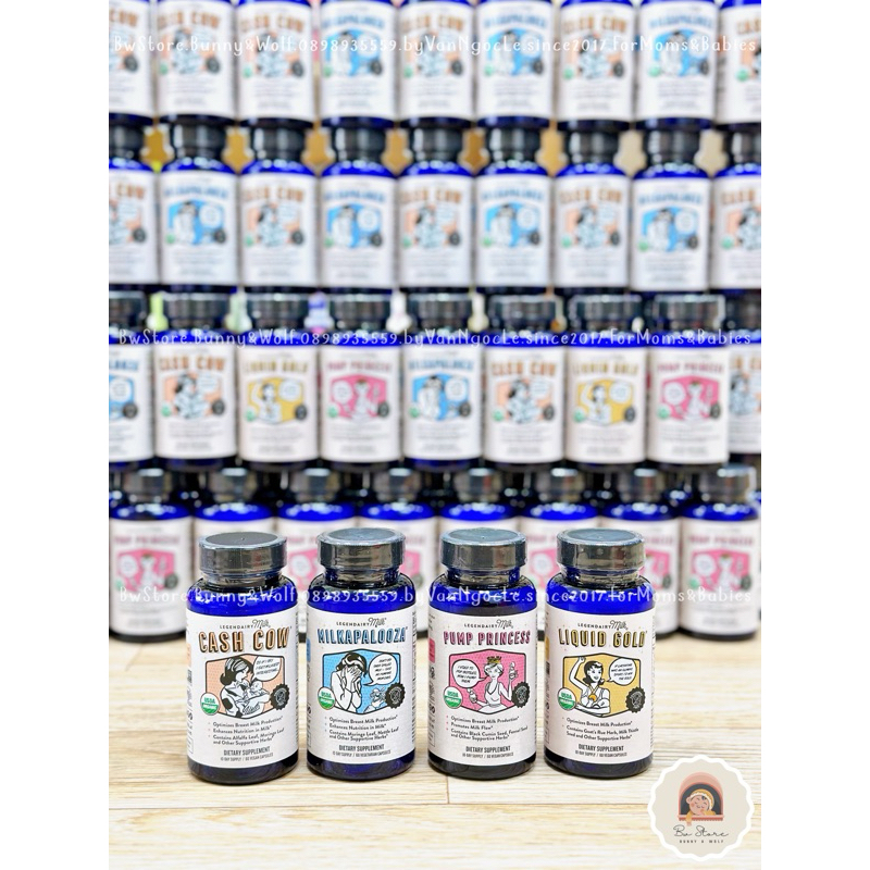 Viên Uống Lợi Sữa Hữu Cơ LEGENDAIRY MILK - Mỹ - Hộp 60 viên