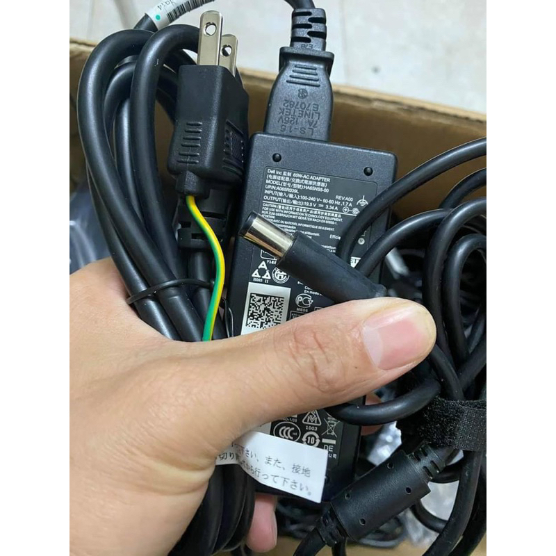 Sạc laptop Dell 19.5V 3.34A 65W zin bóc máy