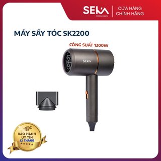 Máy sấy tóc mini tạo kiểu tóc seka sk2008 chính hãng, công nghệ sấy nano chống khô tóc bảo hành 12 tháng timo