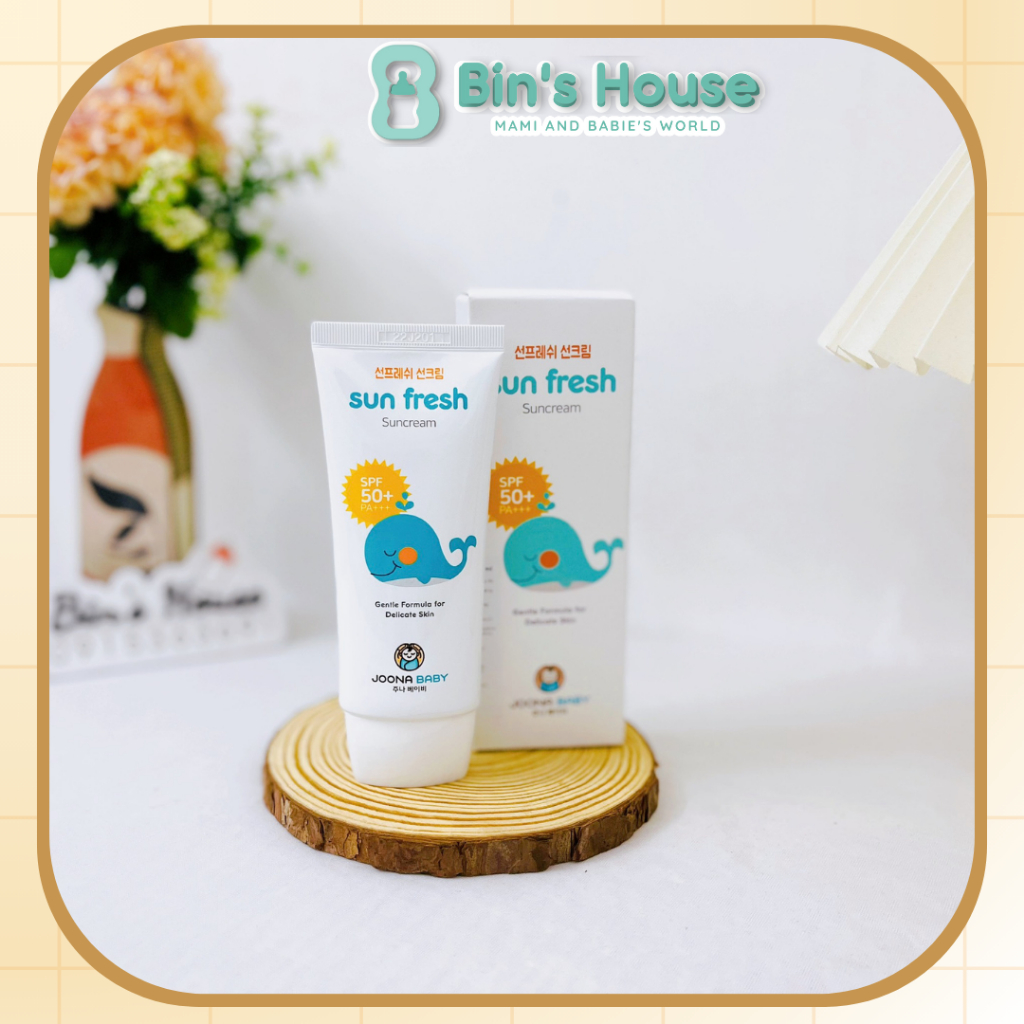Kem chống nắng Joona Baby Sun Fresh 50ml cho bé từ 6 tháng