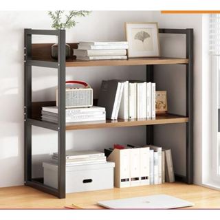 Kệ sách để bàn,văn phòng khung bằng sắt mỹ thuật mặt gỗ công nghiêp,nhiều màu.KSDN24