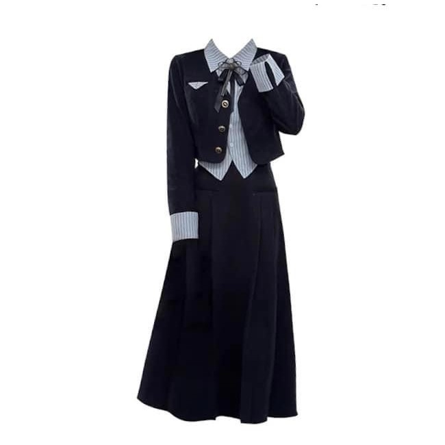 Sét bộ phối chân váy li 2 lớp - Retrostyle.vn - Setdadangdai1320_P13K20