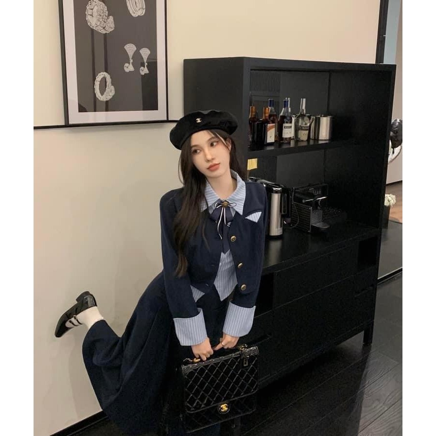 Sét bộ phối chân váy li 2 lớp - Retrostyle.vn - Setdadangdai1320_P13K20