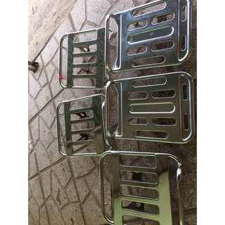Baga sau xe cub 81 - 82 (tùy chọn nệm, đệm yên sau , thớt sắt mạ hoặc inox xịn hàng cao cấp không rỉ)
