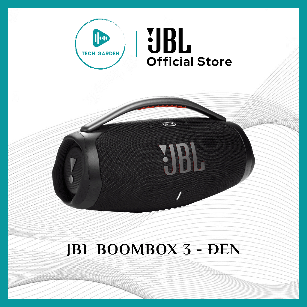 Loa di động JBL Boombox 3 - Loa bluetooth di động công suất lớn 180W, bass căng