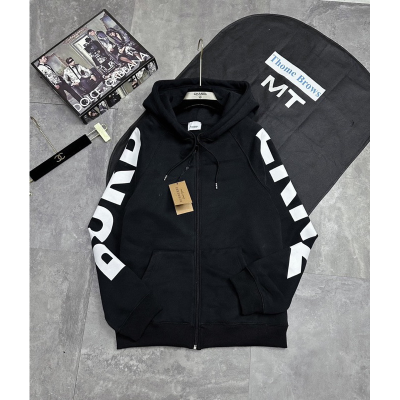 Hoodie BBR Nỉ Bông Cotton 100% Dày Dặn Full Tag