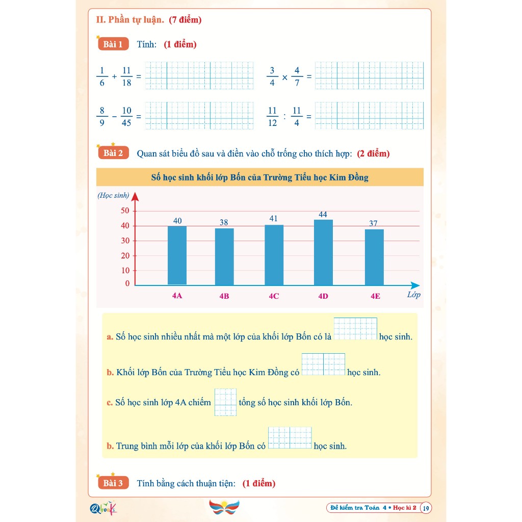 Sách - Đề Kiểm Tra Toán Lớp 4 Học Kì 2 - Cánh Diều