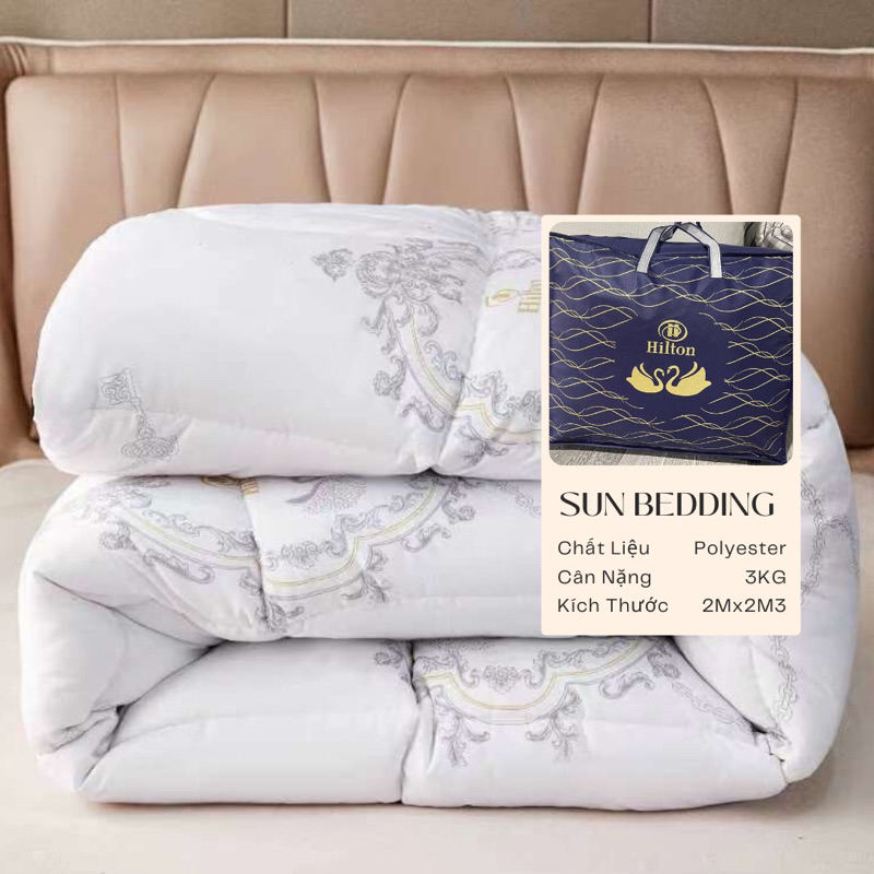 RUỘT CHĂN HILTON 3Kg , ruột chăn phao, ruột chăn lông vũ