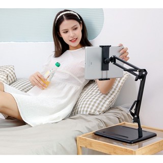 Giá đỡ kẹp ipad khớp nâng xoay 360 độ đa năng.