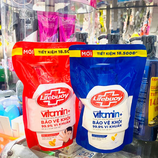 Nước rửa tay Lifebuoy dạng túi lớn tiết kiệm