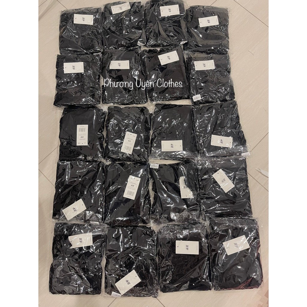 Đầm body H/M thun trơn dáng dài tay ngắn cổ tròn tôn dáng che khuyết điểm sang trọng kín đáo