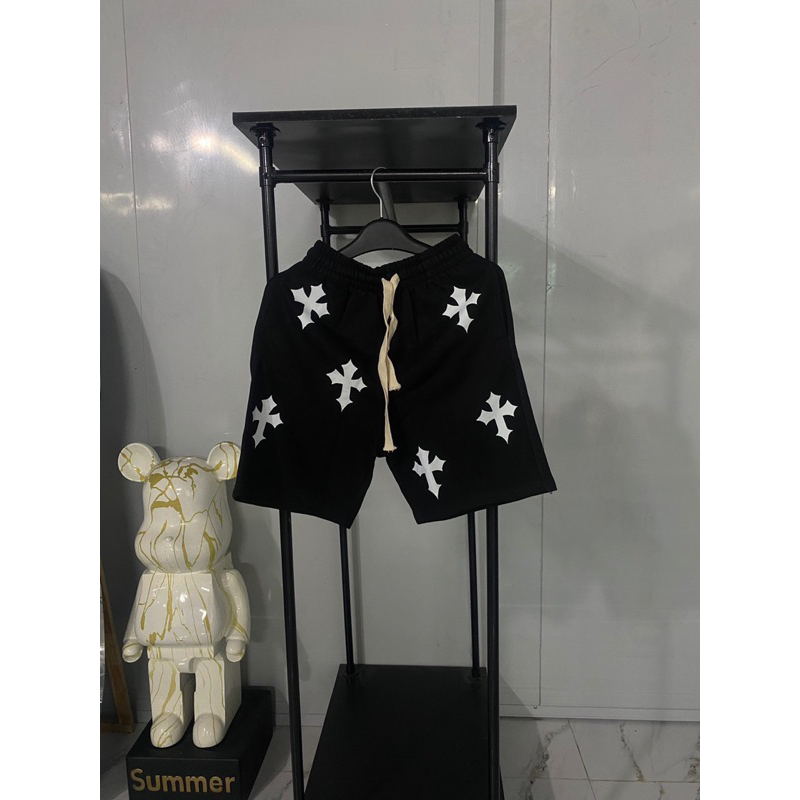 Quần Short Nỉ Chân Cua Dày Dặn Cotton Đầy Đủ tem Tag