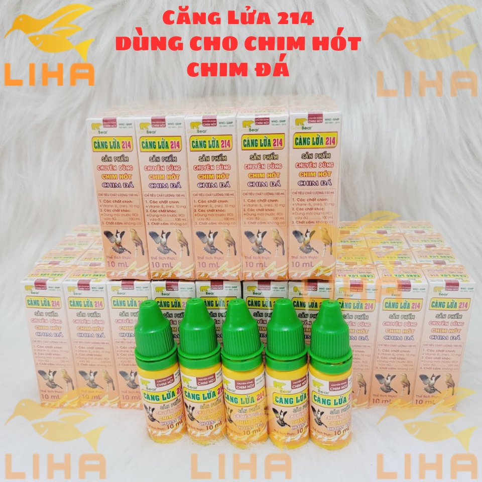 Căng Lửa 214 Chai 10ml - Giúp Chim Hót Hay