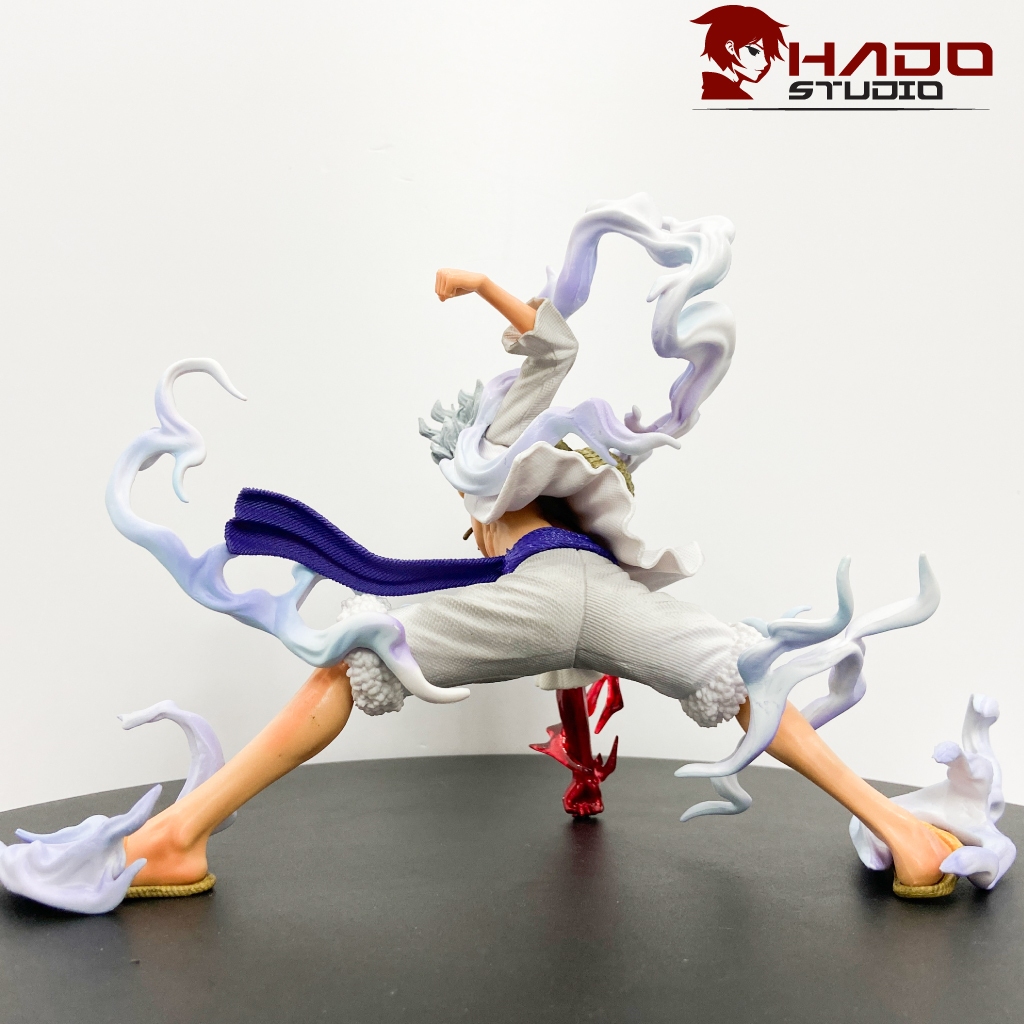 Mô hình Luffy Gear 5, One Piece, tư thế chiến đấu cao 18cm