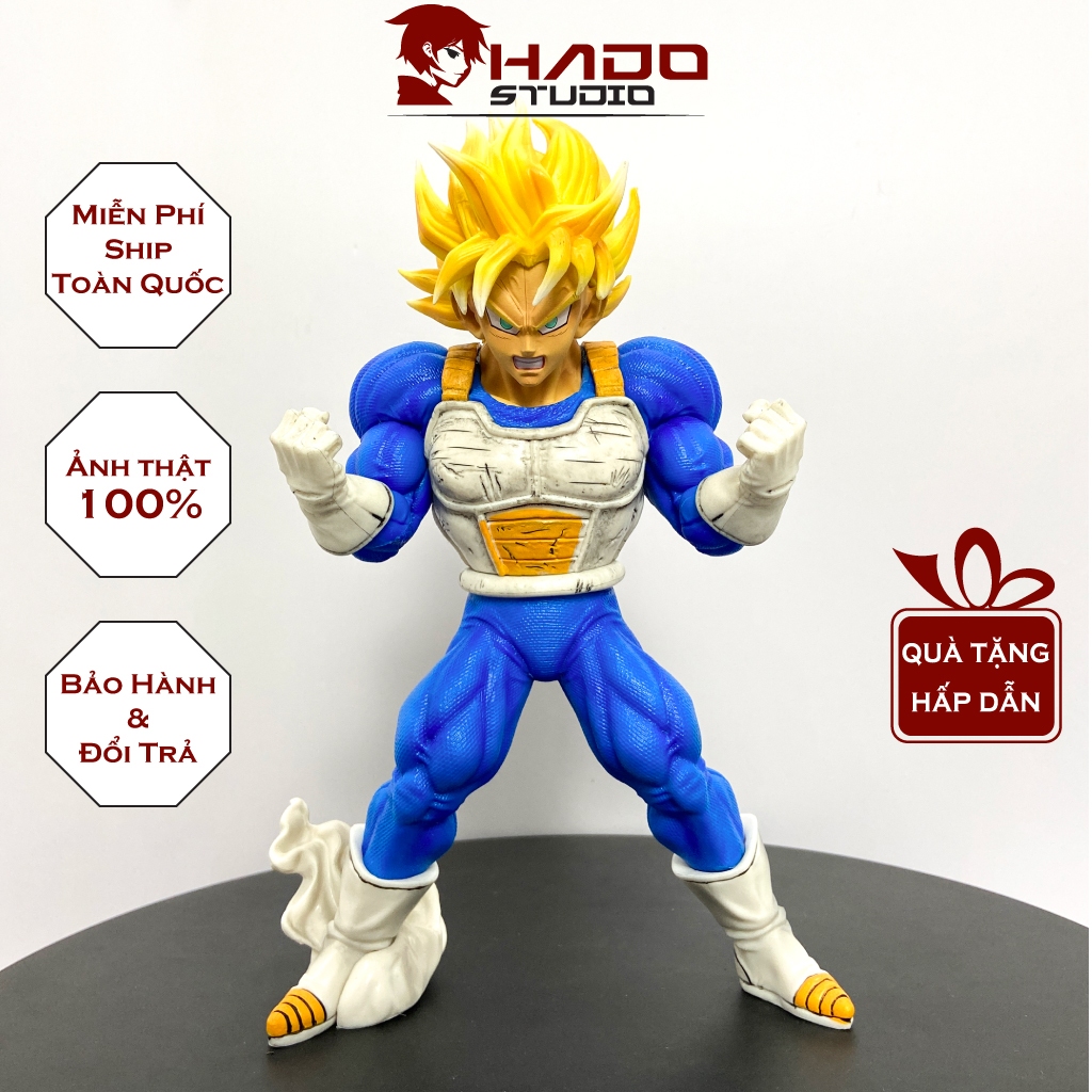 Mô hình Songoku, Dragon ball, Goku siêu saiyan SSJ2, chiều cao 25cm