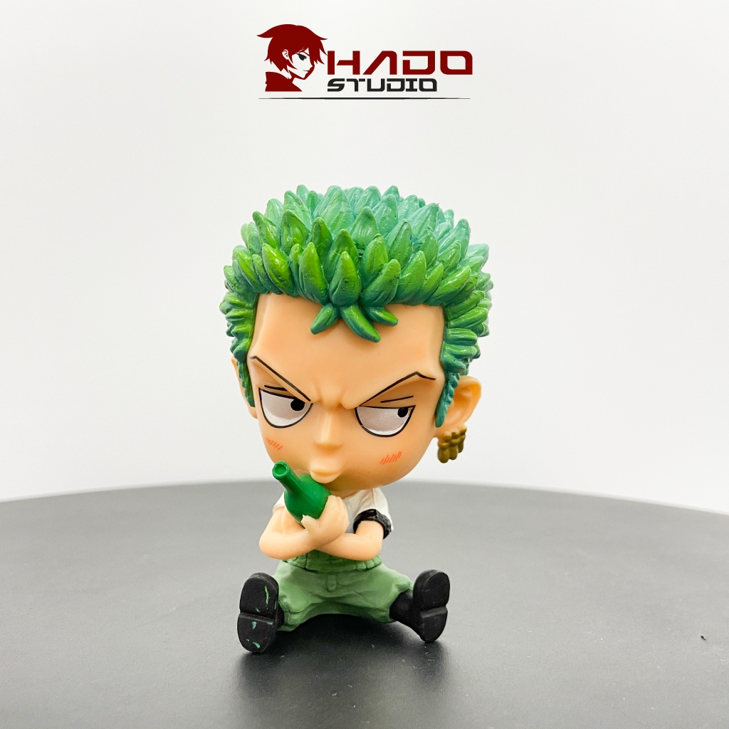 Set 4 mô hình chibi One Piece, siêu cute, cao 8cm