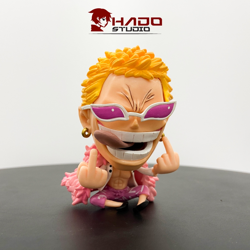 Set 4 mô hình chibi One Piece, siêu cute, cao 8cm