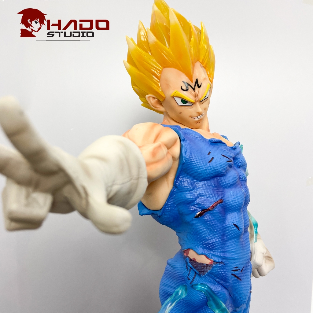 Dragon ball, mô hình Vegeta chiến đấu có 2 phiên bản thay thế, chiều cao 47cm