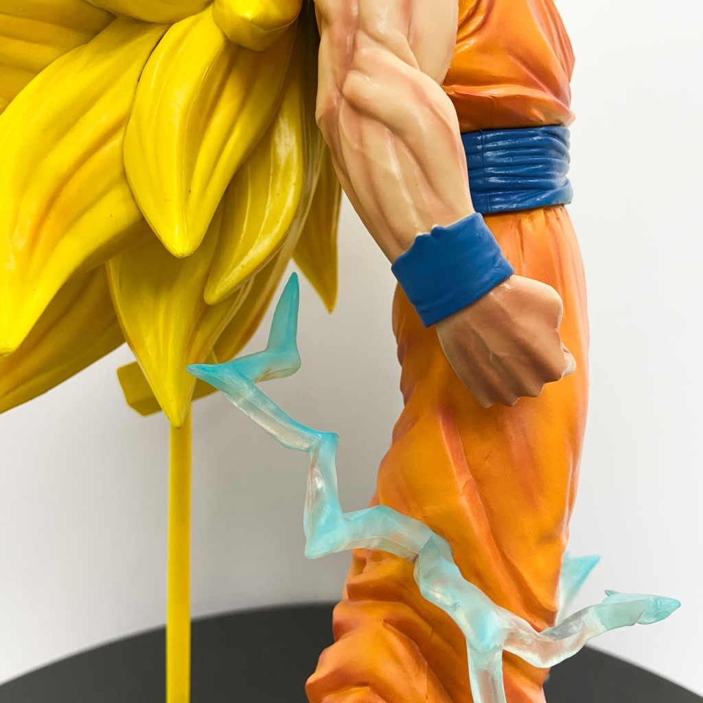 Mô hình Songoku, Siêu Saiyan cấp 3, 2 phiên bản trong Dragon ball, chiều cao 35cm