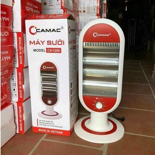 Máy sưởi Fuji Camac đa năng tiện lợi - Đèn sưởi cao cấp 3 bóng làm ấm phòng nhanh