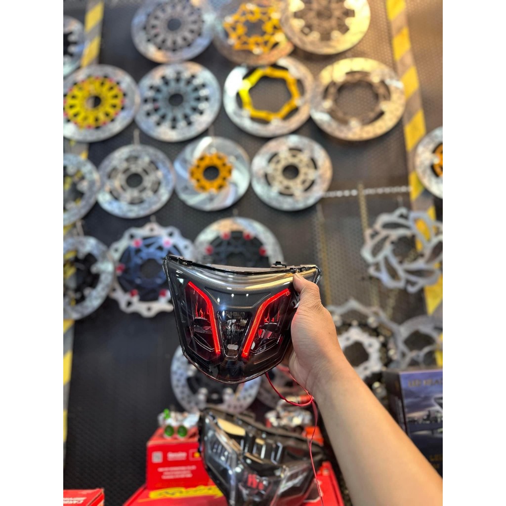 Pha đèn Lativo Ex135 2005-2010 3 mắt LC135 V1