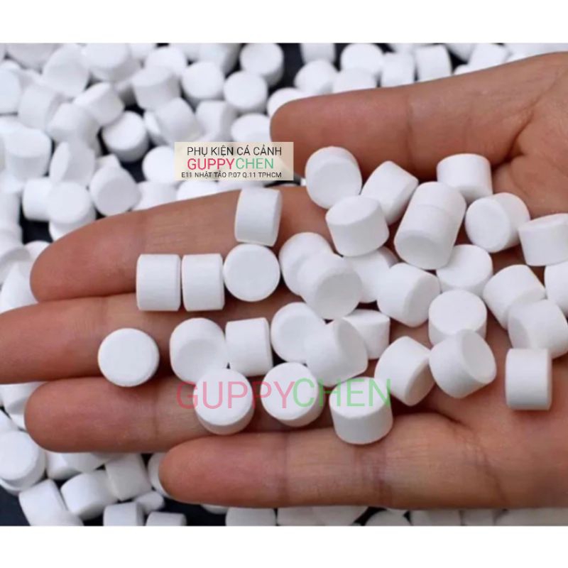 Oxi dạng viên - sủi cấp tốc cho hồ cá