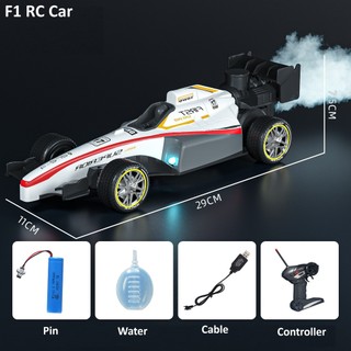 Xe đua f1 điều khiển từ xa siêu tốc độ cao có đèn hiệu ứng phun sương đồ chơi trải nghiệm độc đáo