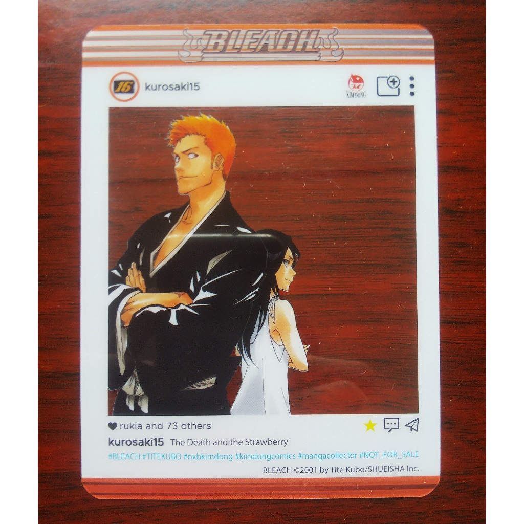 Postcard - Manga Bleach Sứ Mạng Thần Chết
