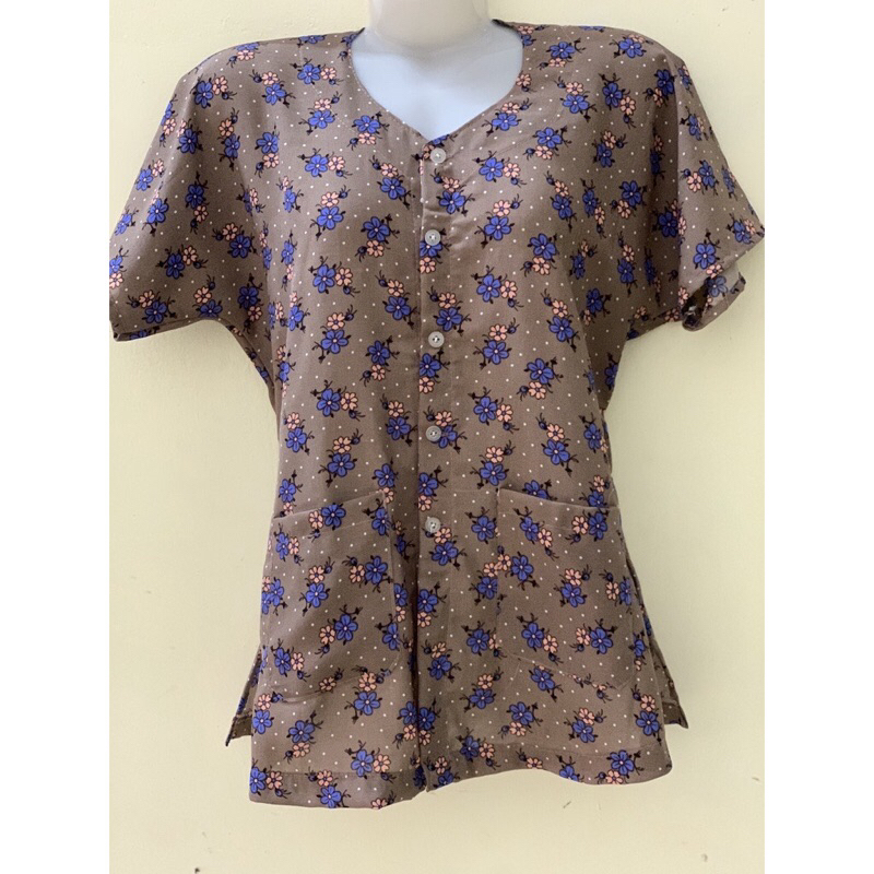 Bộ Áo Bà Ba Cộc Tay Vải Đũi Quần Sa Tanh Lụa Mềm Dành Cho Bà, Người Già, Người Lớn Tuổi