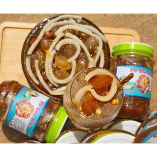 Me rim hạt đác dừa hộp 550gr ăn liền