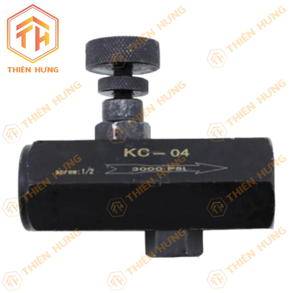 Van tiết lưu dầu thủy lực KC 02 - 06 | Ren 13mm~27mm