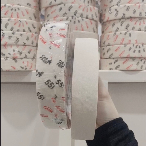 Băng Keo Giấy, Size 2,5CM X 50 MÉT keo chắn sơn ,chắn bụi.