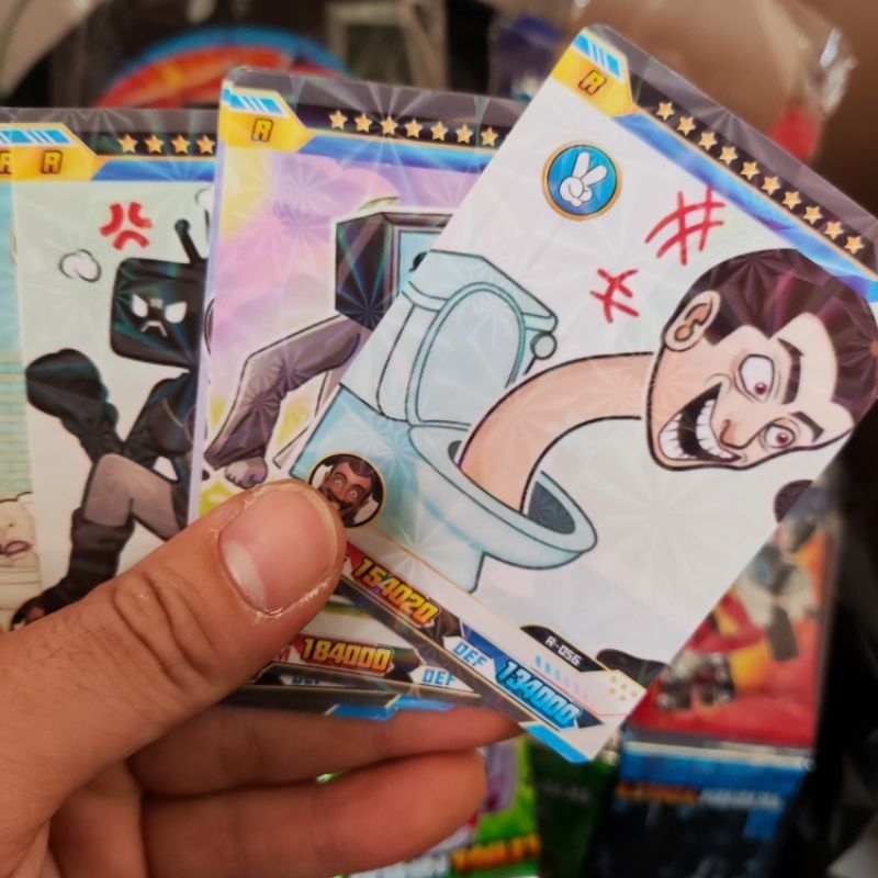 Combo 36 pack  thẻ bài skibidi toilet, quỷ đầu loa , cuộc chiến cameramen