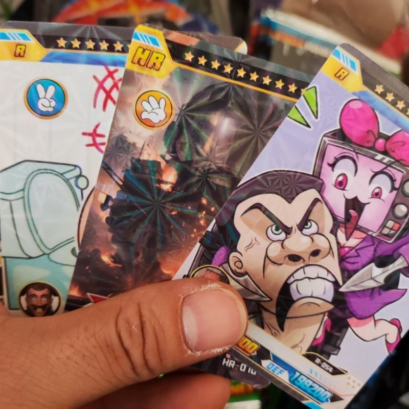 Combo 36 pack  thẻ bài skibidi toilet, quỷ đầu loa , cuộc chiến cameramen