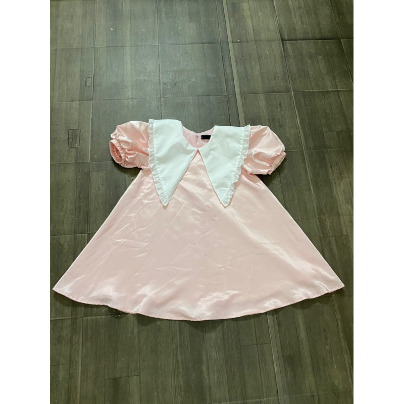 đầm babydoll tay phồng dottie size s