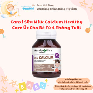 [Date Mới] Canxi Sữa Milk Calcium Healthy Care Úc Date 2024 Hộp 60 viên