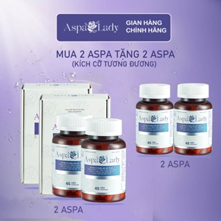 [CHÍNH HÃNG] MUA 2 TẶNG 2 - Viên uống Aspa Lady bổ sung estrogen, Lưu giữ tuổi xuân, cân bằng Nội Tiết Tố Nữ