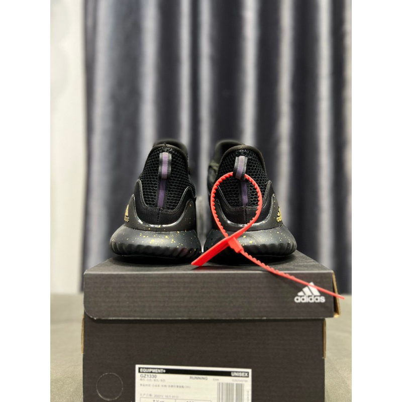 Giày Thể Thao Adidaz Alphaboncz Đen Vàng LjkeAuth  giầy sneaker nam đen full tặng box bảo vệ