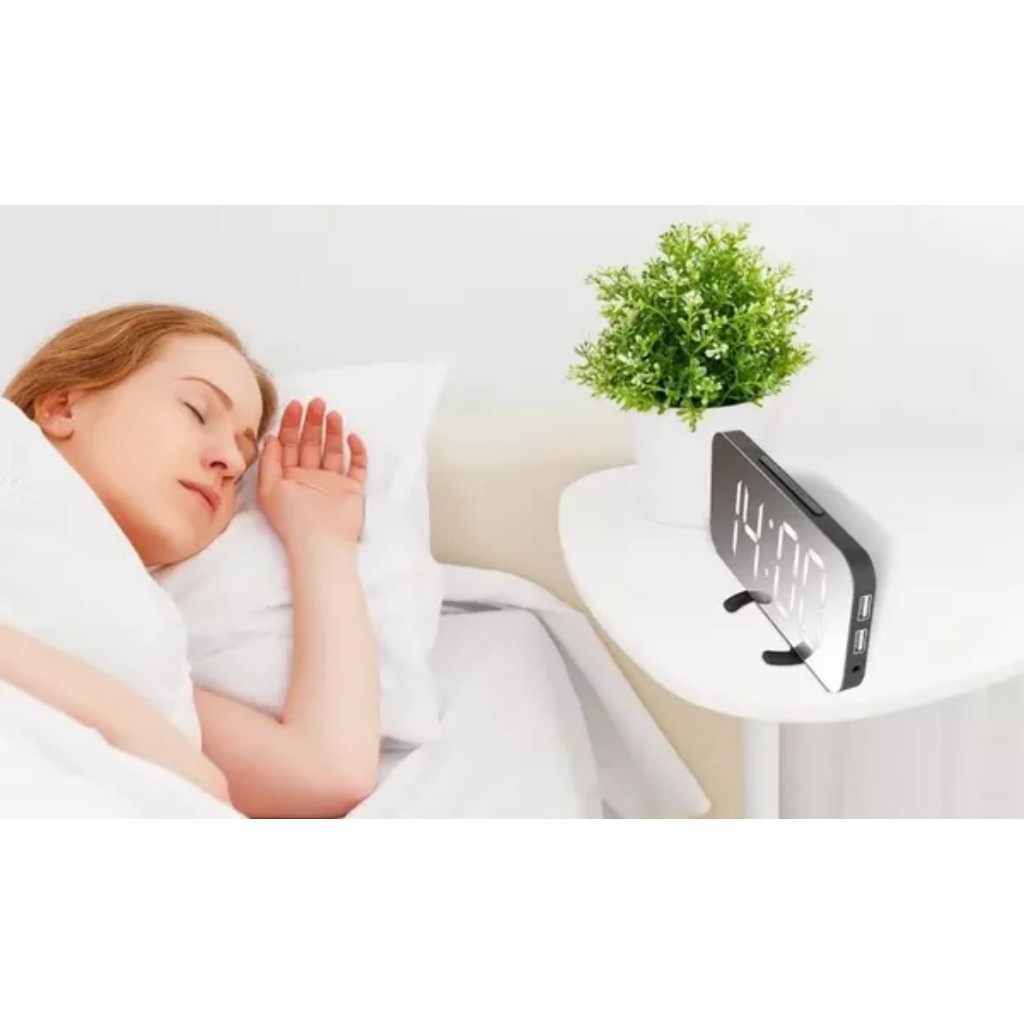 Đồng Hồ Để Bàn Trang Trí Phòng, Đồng Hồ Led Decor Bàn Học Bàn Làm Việc